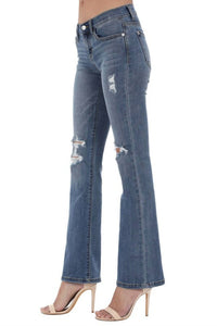 Judy Blue - Boot Cut Destructed Jean - Plus Size