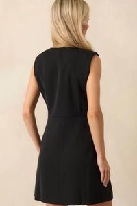 Entro - Sleeveless Tailored Mini Dress