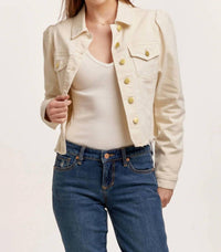 Dear John Denim - Roselyn Cut Off Cropped Jacket