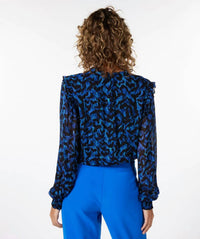Esqualo - Wilda Wild Celebration Smock Blouse