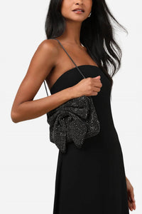 Steve Madden - Isabella Rhinestone Bow Clutch