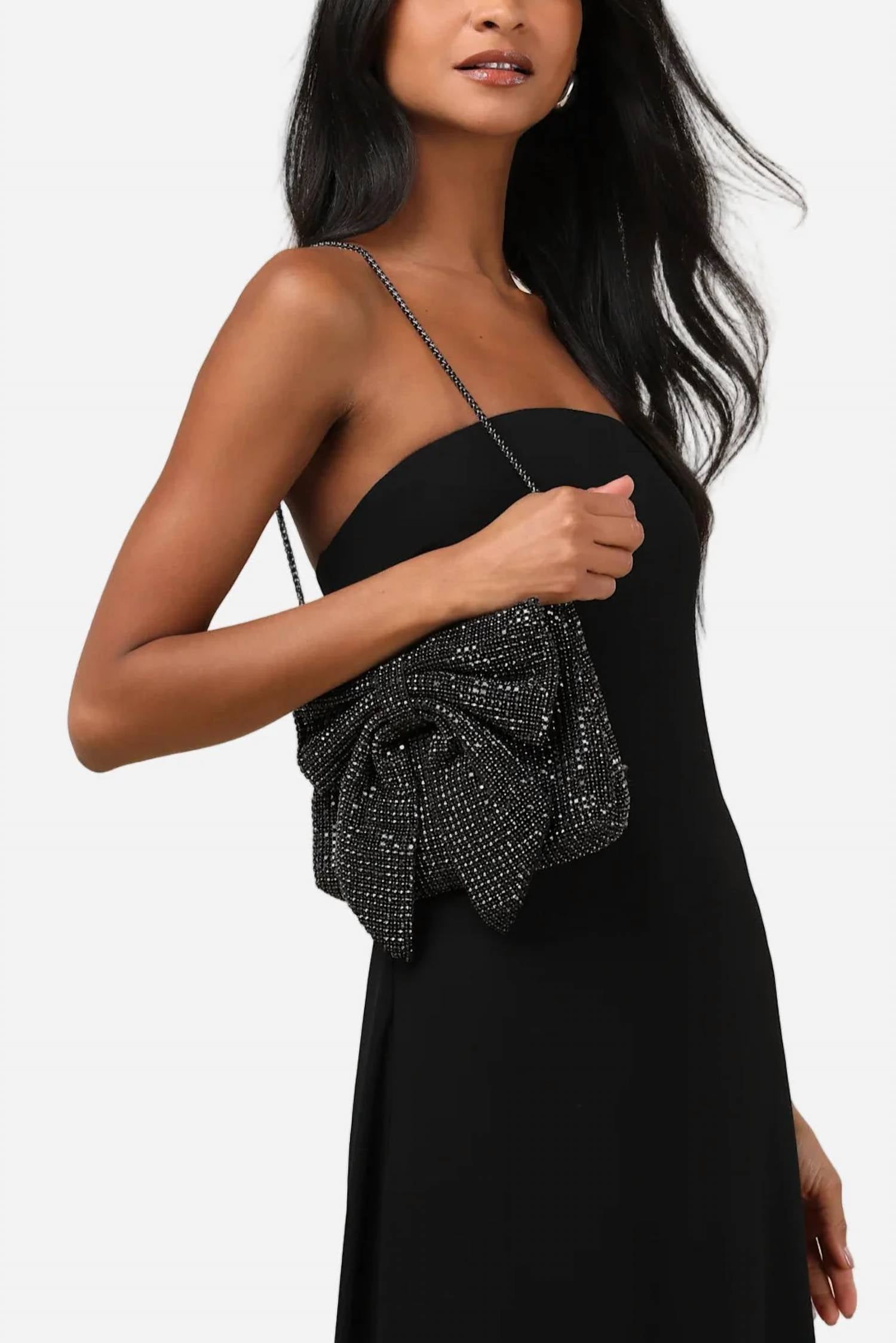Steve Madden - Isabella Rhinestone Bow Clutch