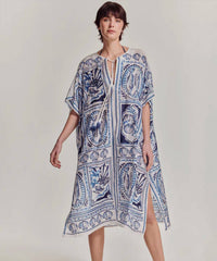 Echo - Montauk Tile Caftan Dress