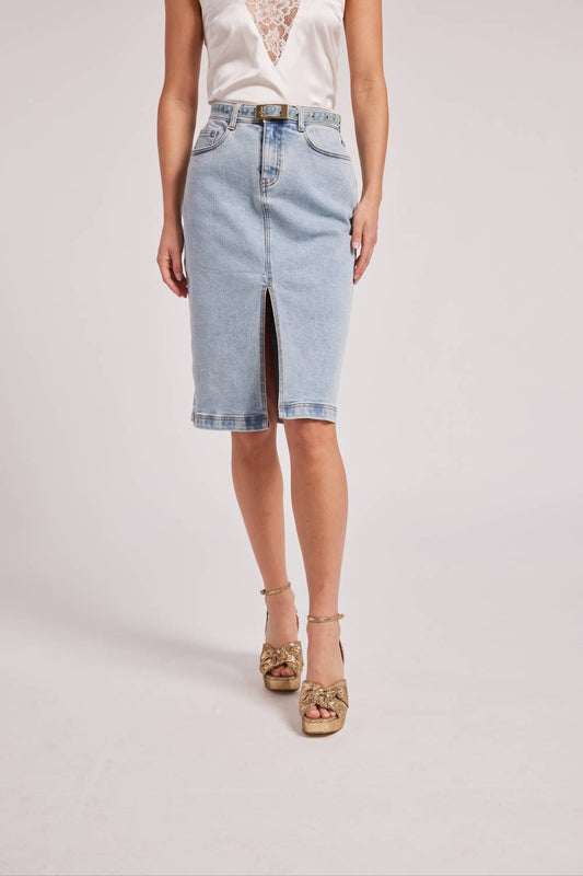 LUANNE DENIM SKIRT