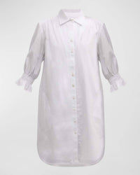 Finley - Miller Eyelet Striped Midi Shirtdress