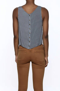 Uptown Girl Button Back