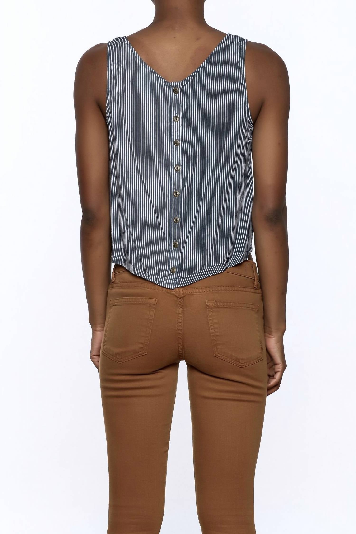 Uptown Girl Button Back