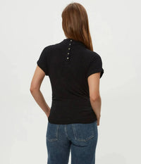 Michael Stars - Lara Ribbed Mock Neck Top
