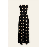 Dress Forum - Gentle Whisper Strapless Tie Back Maxi Dress