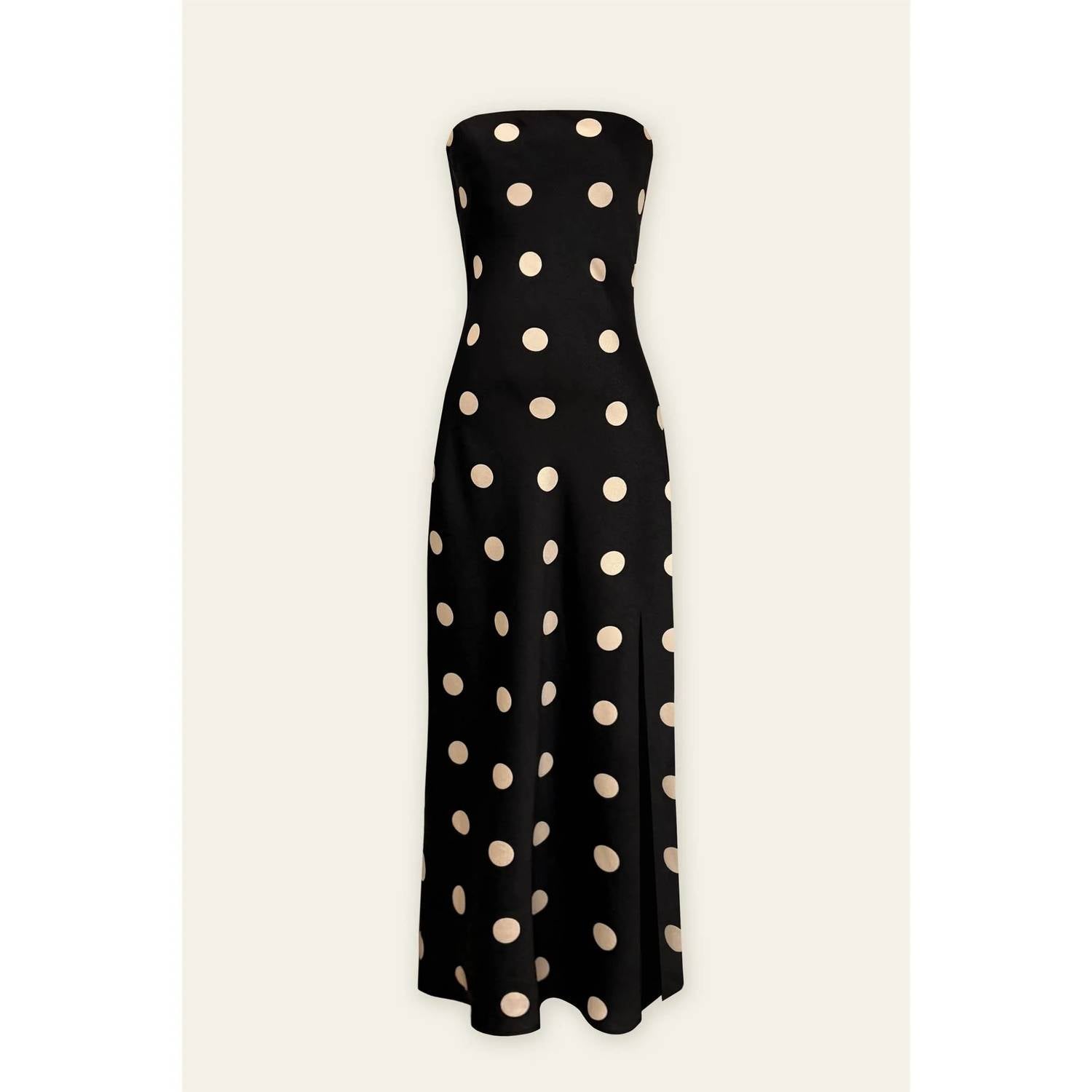 Dress Forum - Gentle Whisper Strapless Tie Back Maxi Dress