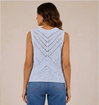 Autumn Cashmere - Chunky Pointelle Tank