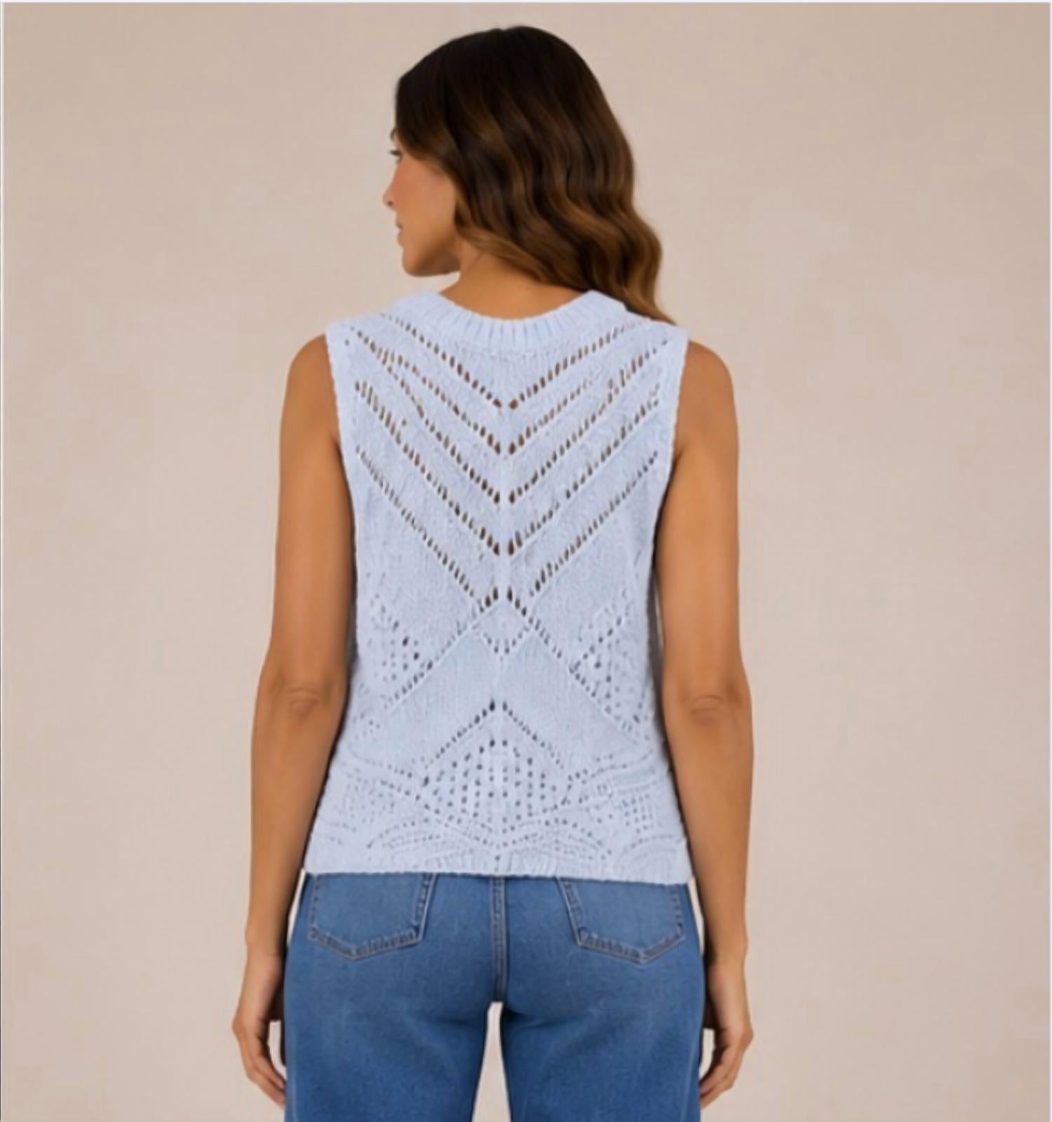 Autumn Cashmere - Chunky Pointelle Tank