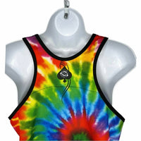 Inknburn - Women's Run Of Die Tie Dye Sunflower Singlet