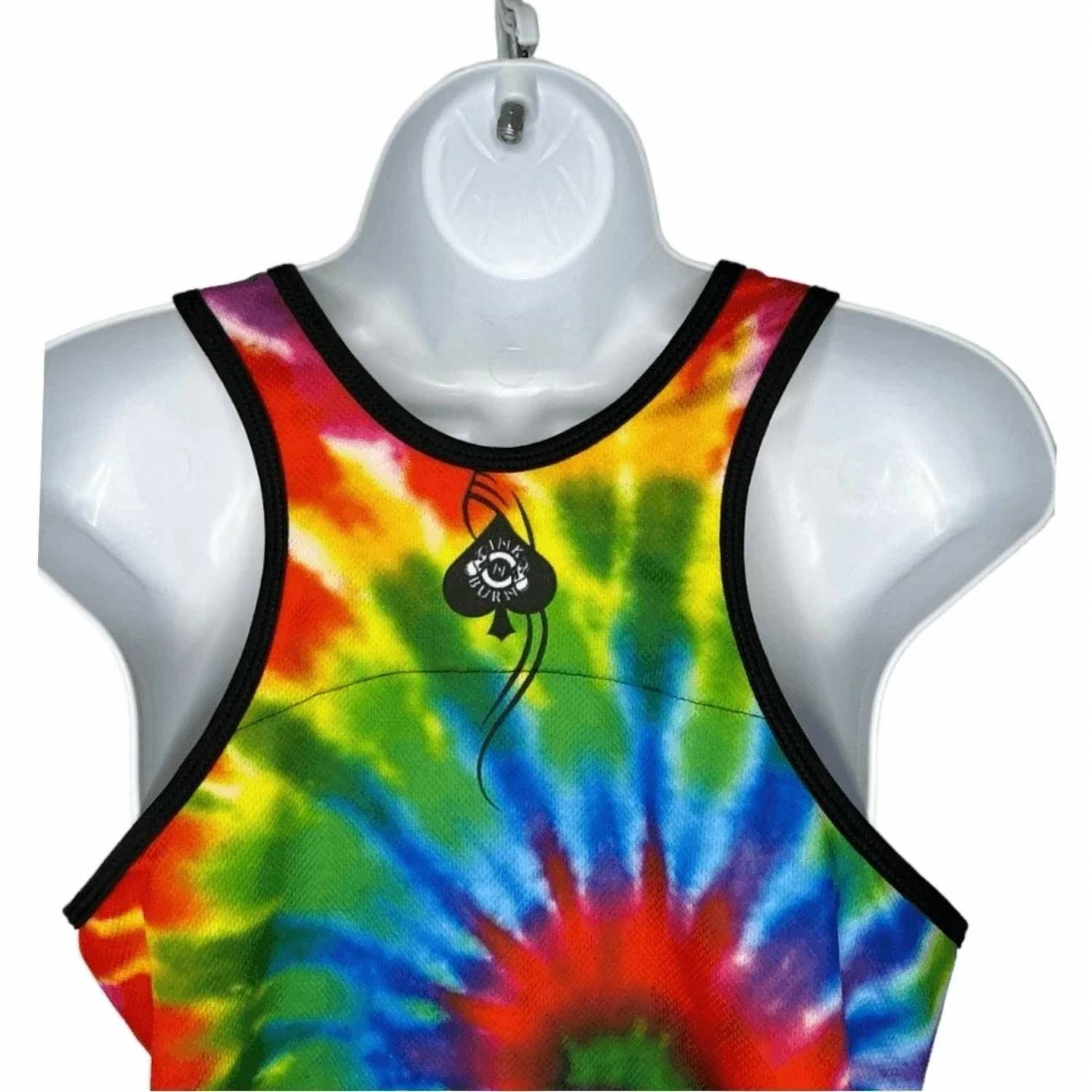 Inknburn - Women's Run Of Die Tie Dye Sunflower Singlet