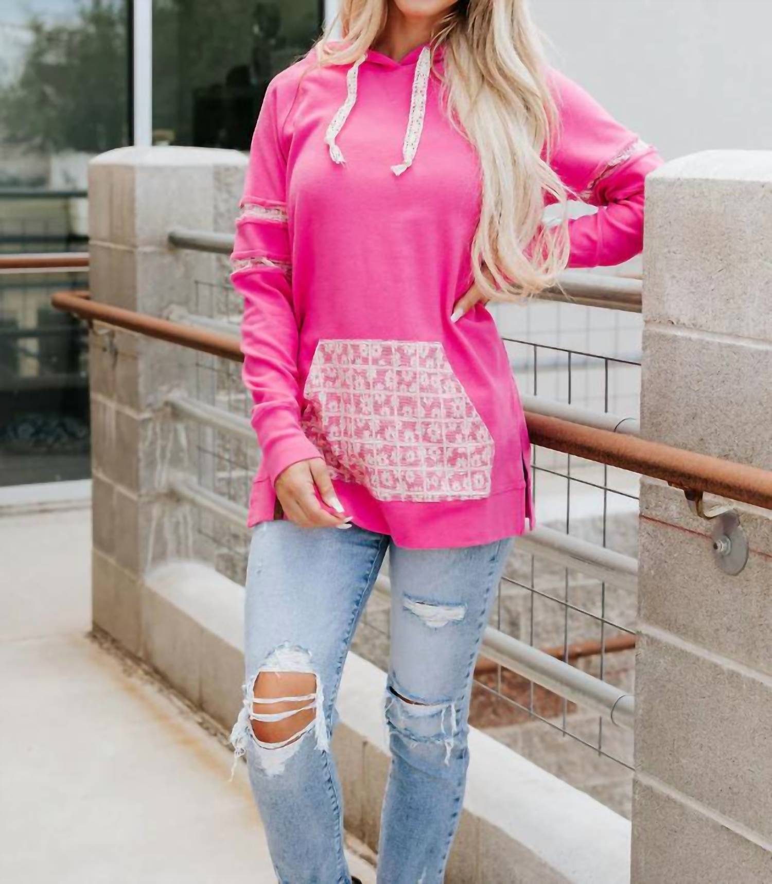 Ampersand Ave - Side Slit Hoodie