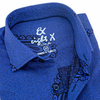 Eight X - Men's Big Paisley Jacquard Button Down Shirt