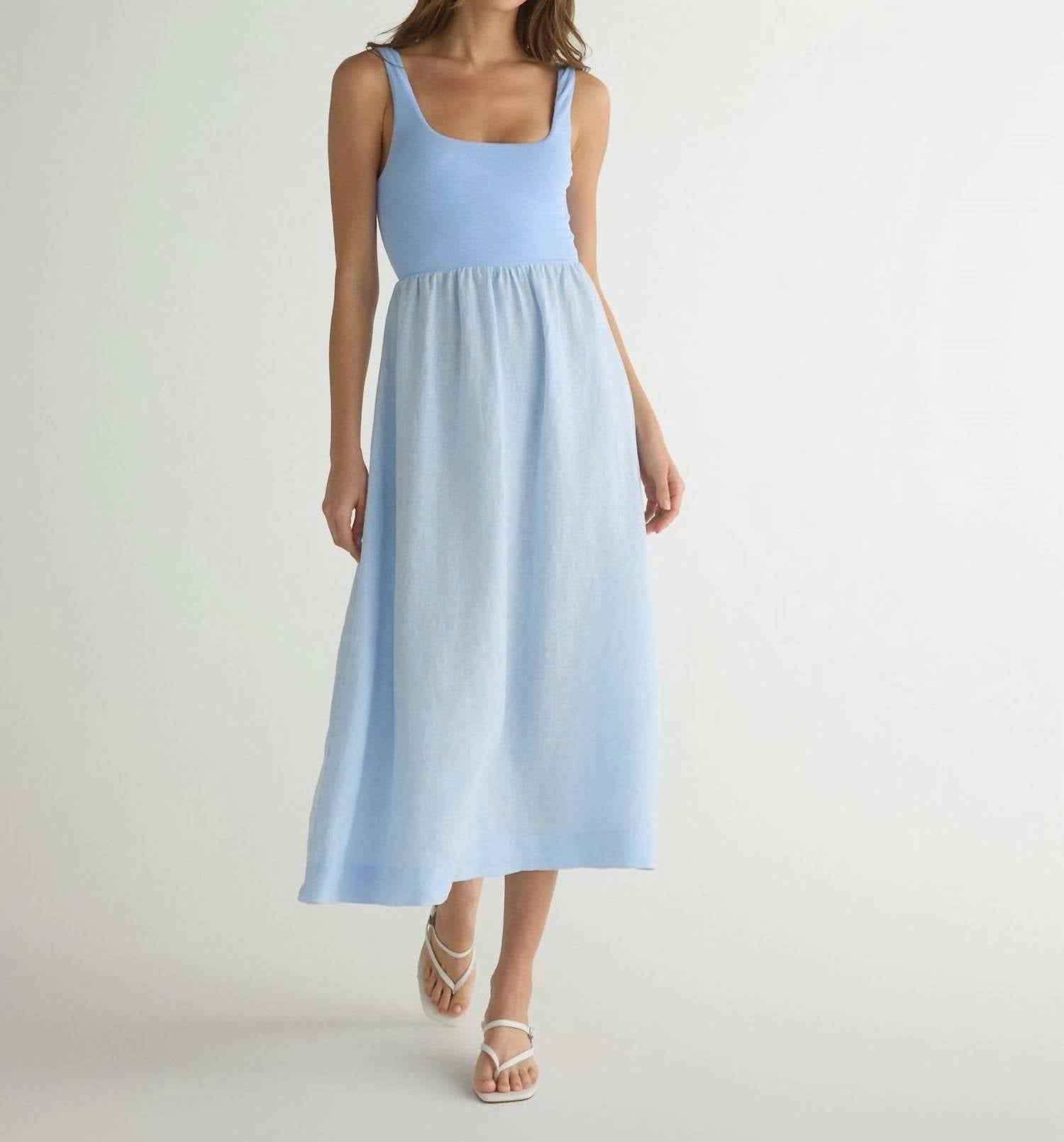 Bella Dahl - Women's Sleeveless Knit Combo Dress