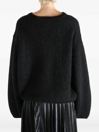 Toteme - Mohair Blend Rib Knit Sweater