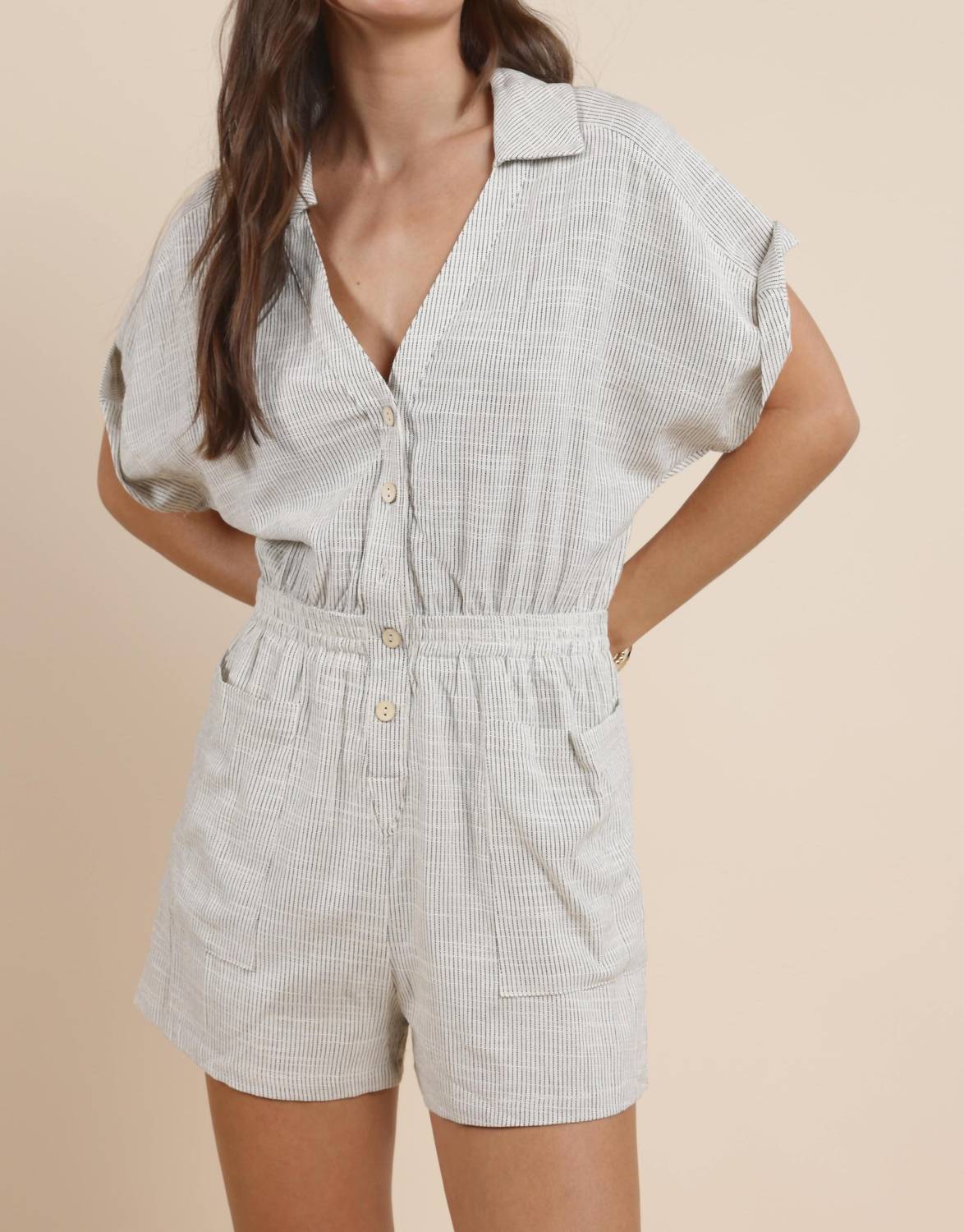 Sadie & Sage - MOJAVE BUTTONED ROMPER