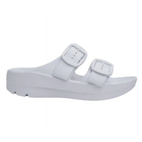 Telic Women's Boise Bliss Sandal in snow white white buckle - women's sandal