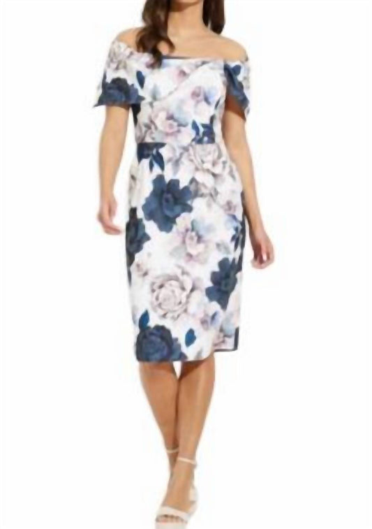 Floral Off The Shoulder Dress