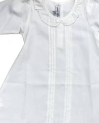 Sweet Dreams - Girl's Pleated Picot Trim Gown