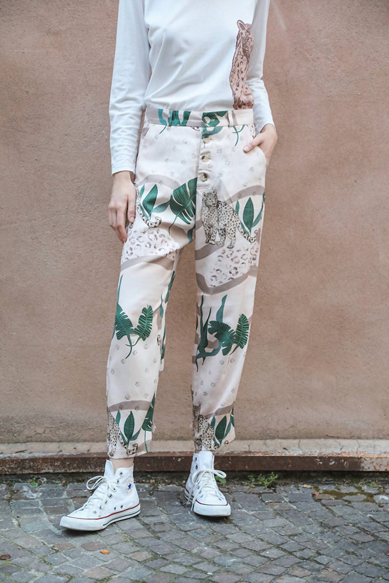 Pant in Jungle d' Amour