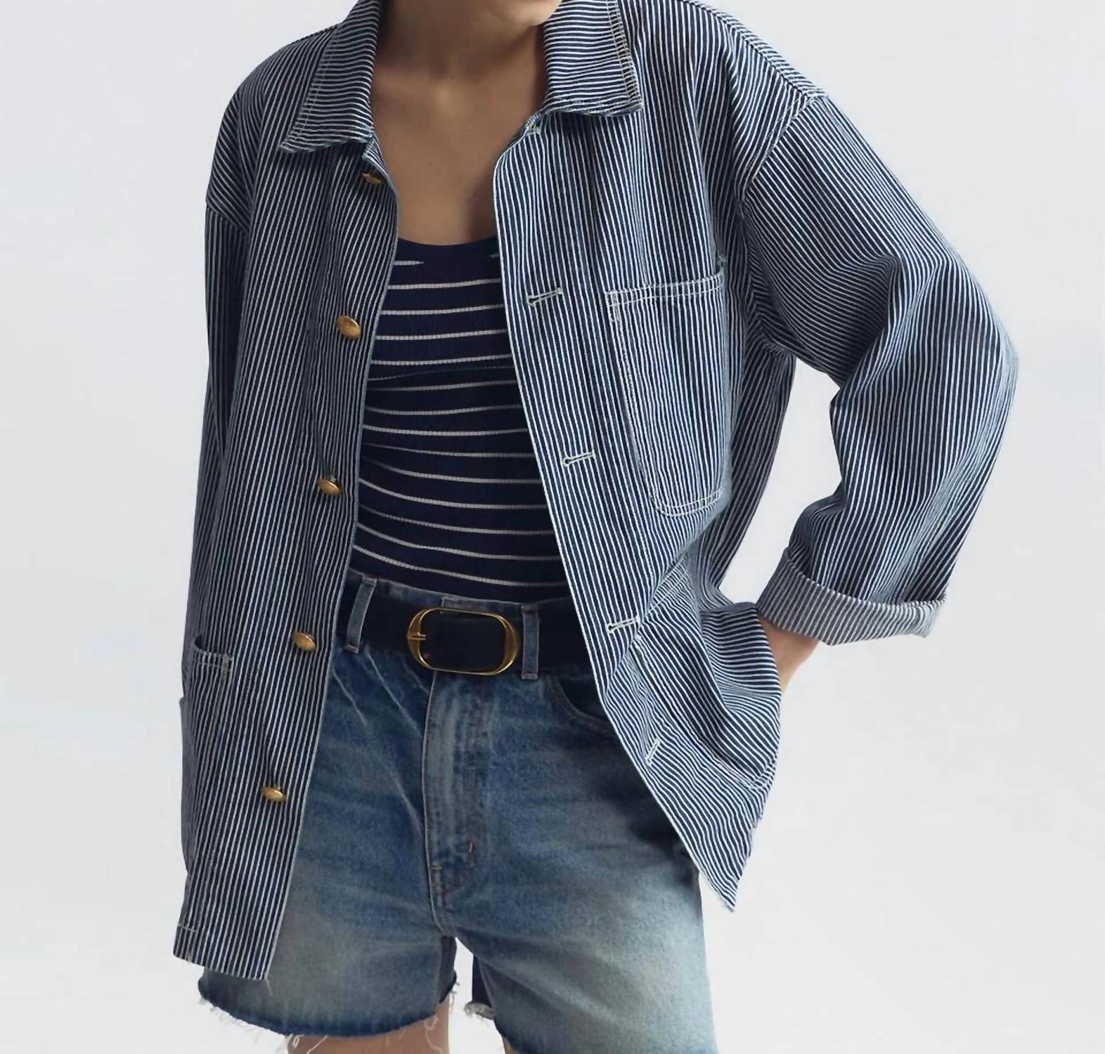 Nili Lotan - Franklin Stripe Jacket