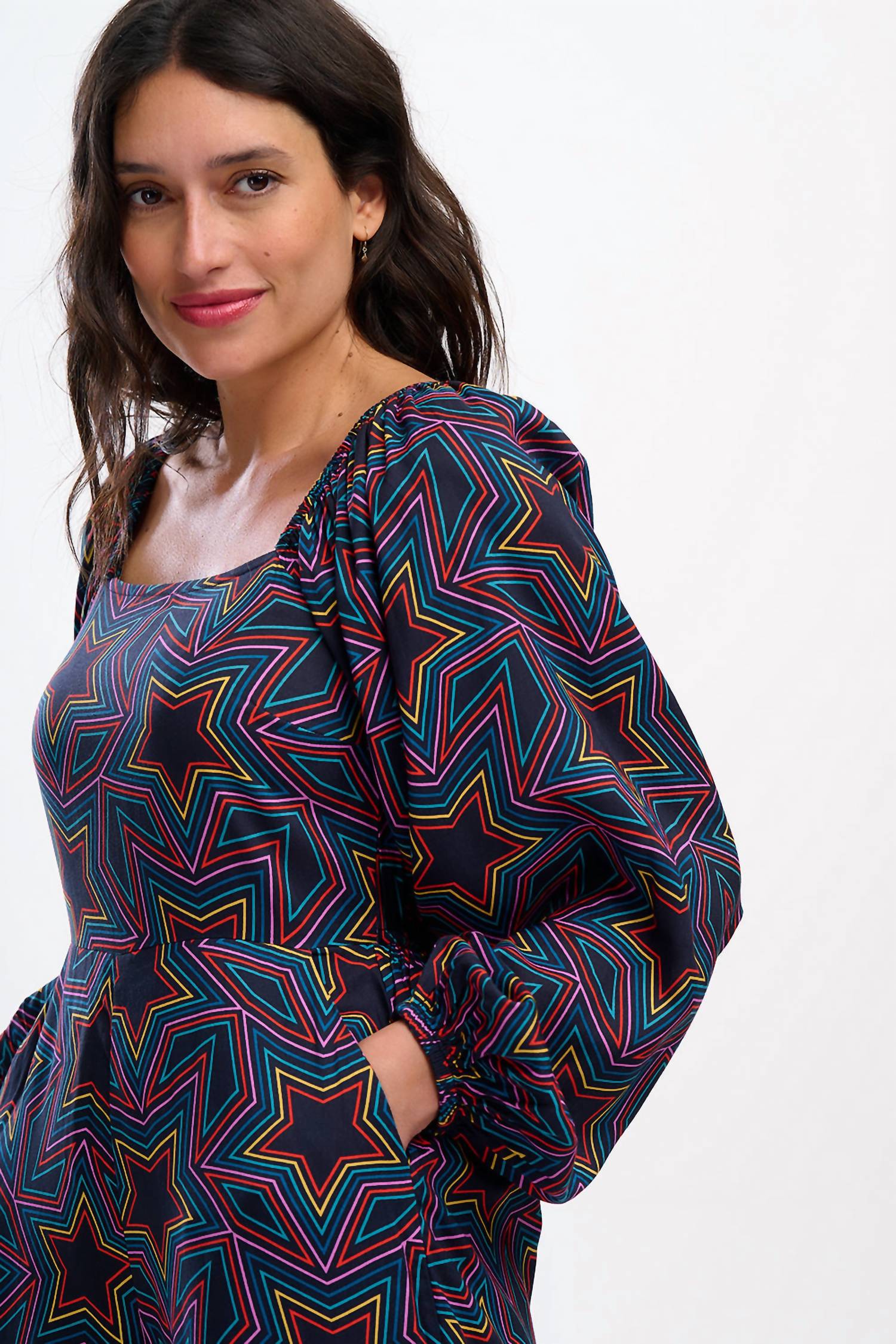 Sugarhill - Hestia Shirred Jumpsuit