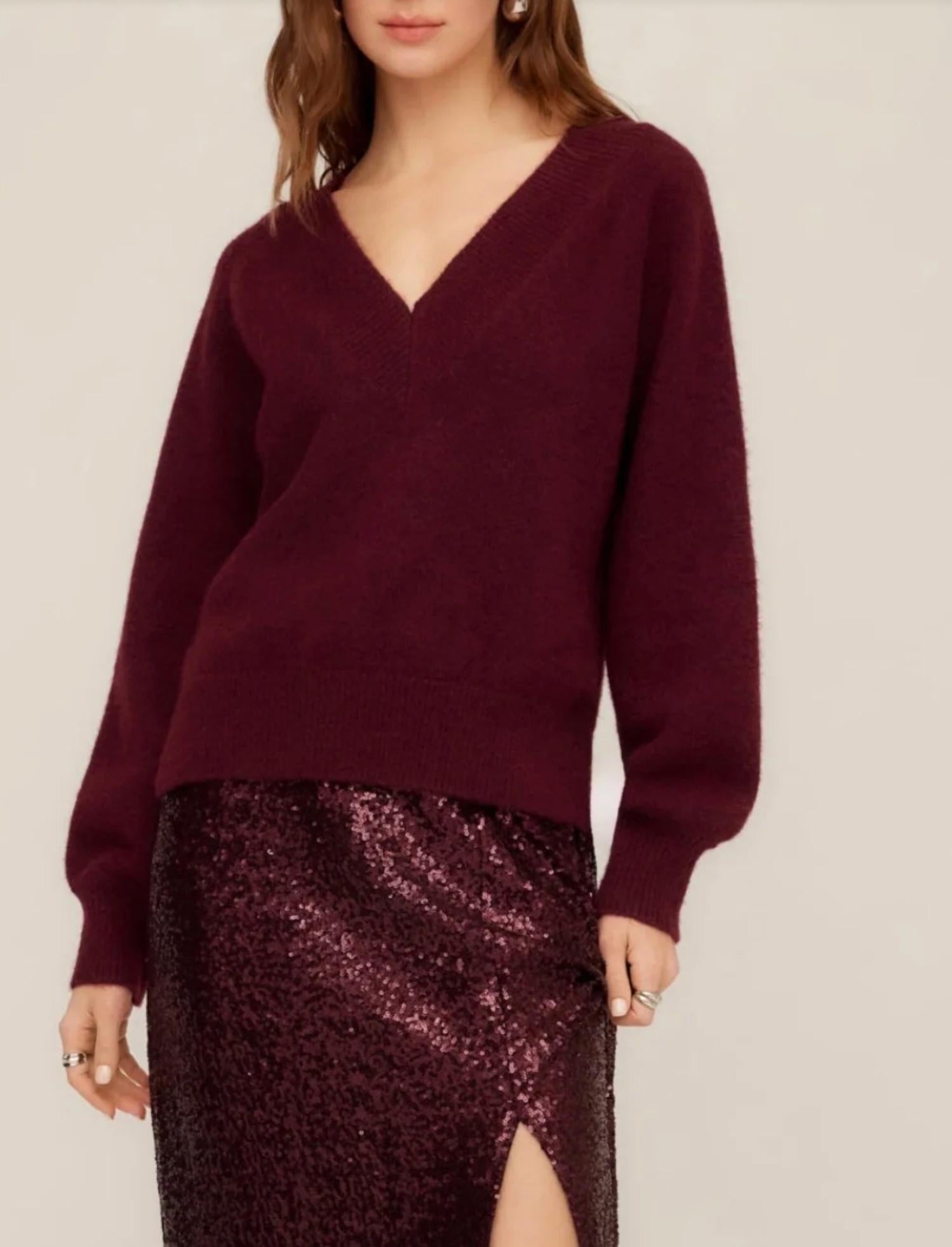 Fifteen Twenty - Heather V-neck Sweater