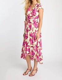 Caballero - Lila Midi Wrap Dress