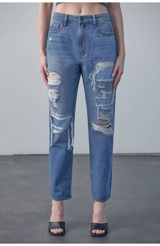 Tracey High Rise Straight Leg Jean