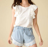 Flags & Anthem - Valerie Scalloped Knit Tank