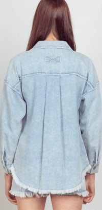 Very J - Oversized Denim Jacket