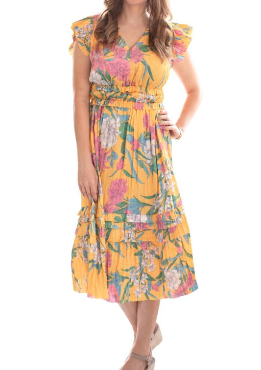 Current Air - Seria Floral Midi Dress