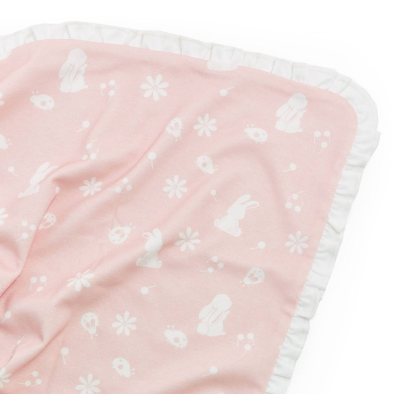 Bunnies By The Bay - Baby Girls Blossom's Organic Blanket