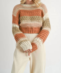 Sadie & Sage - Butter Pecan Chunky Sweater