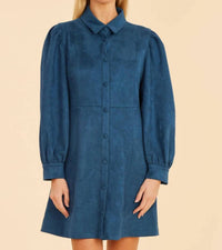 Dolce Cabo - Faux Suede Tailored Dress