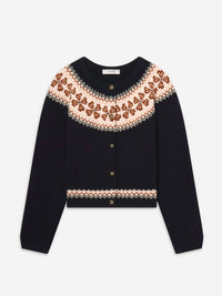 Frame - Cashmere Fairisle Cardigan