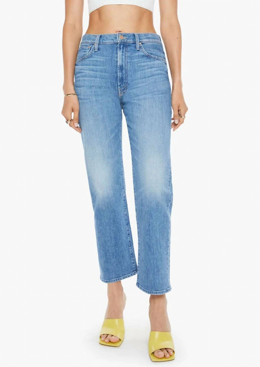 Mother - Ditcher Zip Crop Straight-leg Jeans