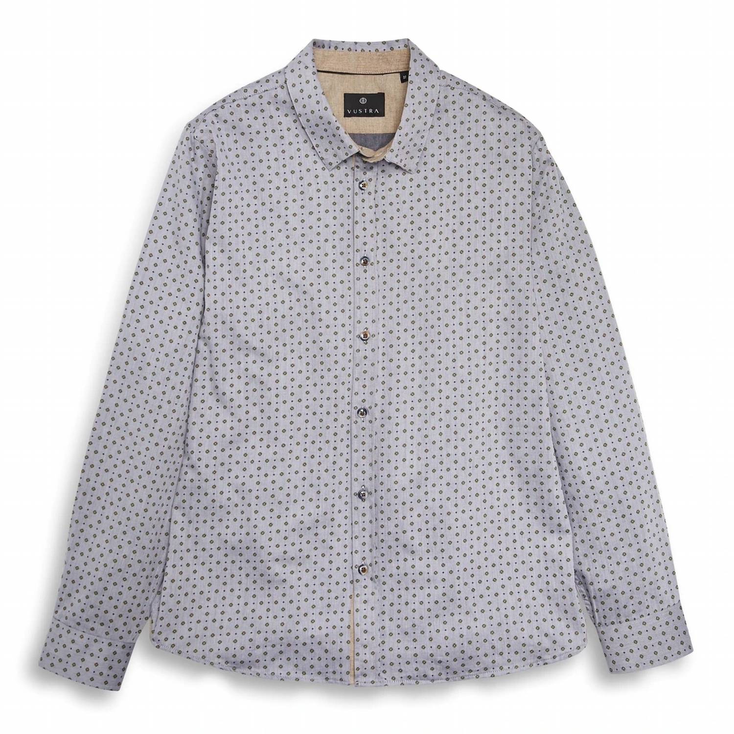 Vustra - Button Down Cotton Long Sleeve Shirt