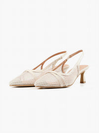 All Black - Women's Mesh Princess Low-heel Shoes