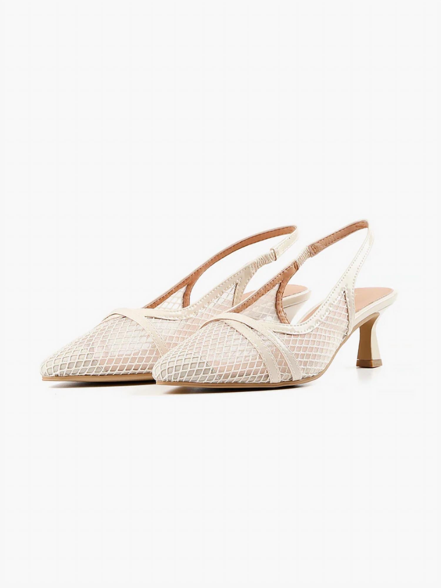 All Black - Women's Mesh Princess Low-heel Shoes