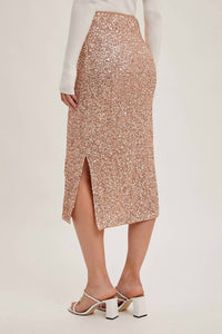Bluivy - Sequin Midi Skirt