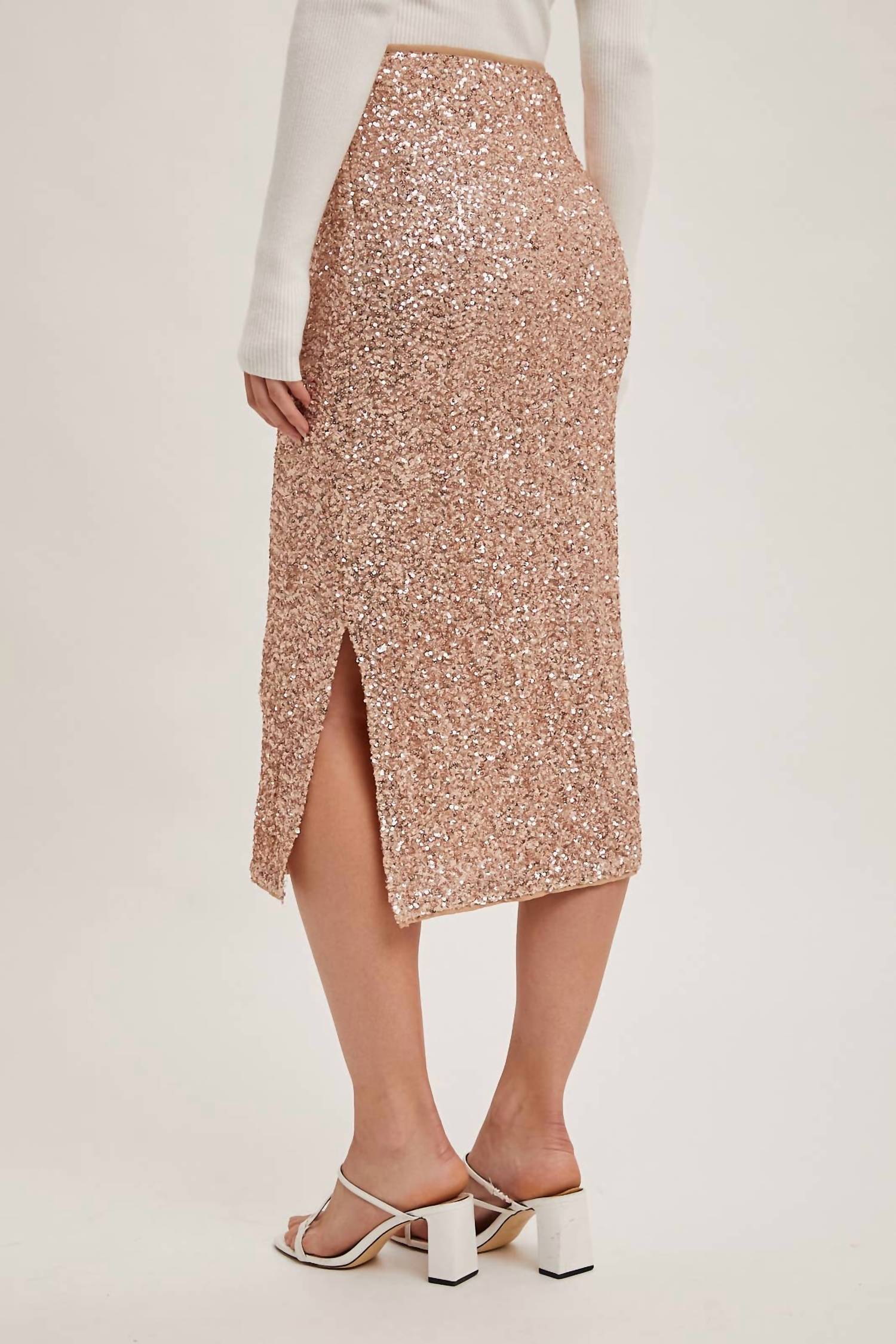 Bluivy - Sequin Midi Skirt