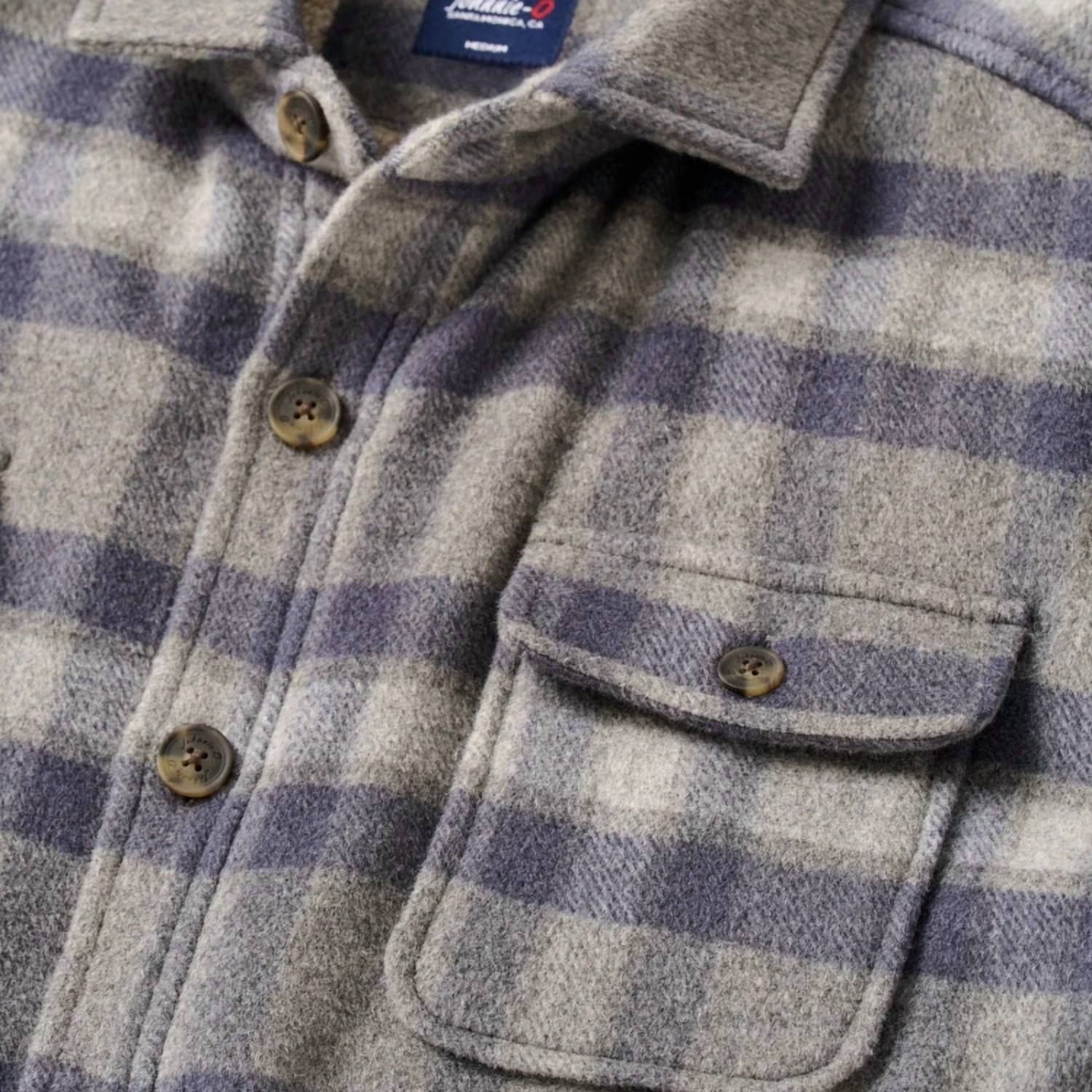 Johnnie-O - Hassler Cashmere Blend Sherpa-Lined Shacket