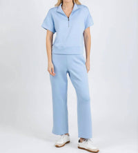 Elliott Lauren - Comfort Zone Quarter Zip Top