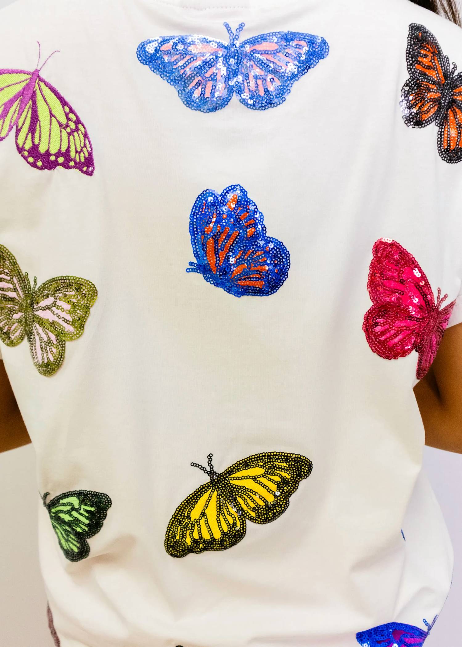Queen Of Sparkles - Short Sleeve Butterfly Tee