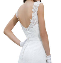 Justin Alexander - Venice Lace Fit And Flare Dress