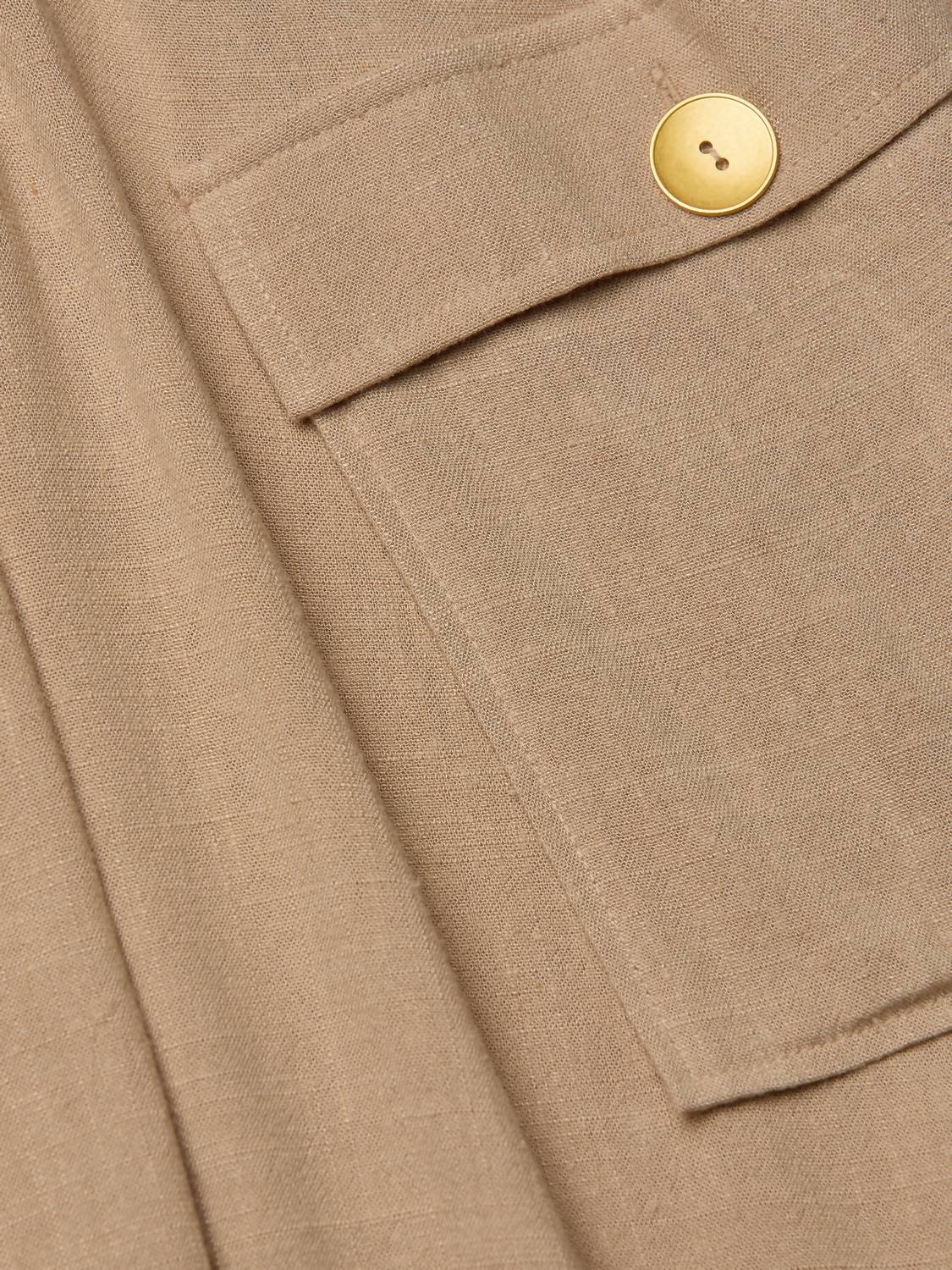 L'Agence Cosima Military Mini Dress in almond - women's dress - view 4